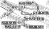 FEBEST NAB-S51M Control Arm-/Trailing Arm Bush